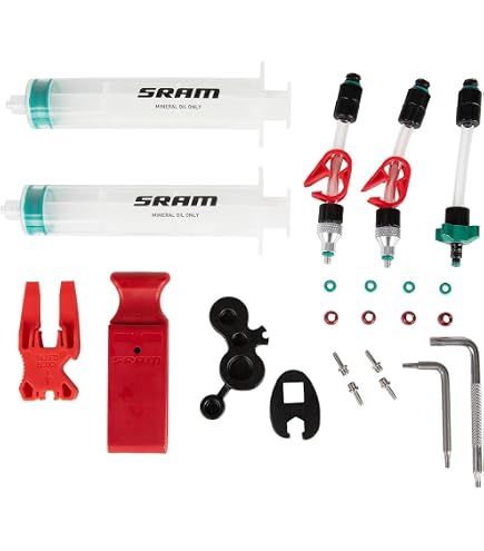 Amazon.com: SRAM, Mineral Oil Bleed Kit v2, with Mineral Oil