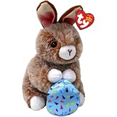 Ty Beanie Praline the Brown Easter Bunny - 6"