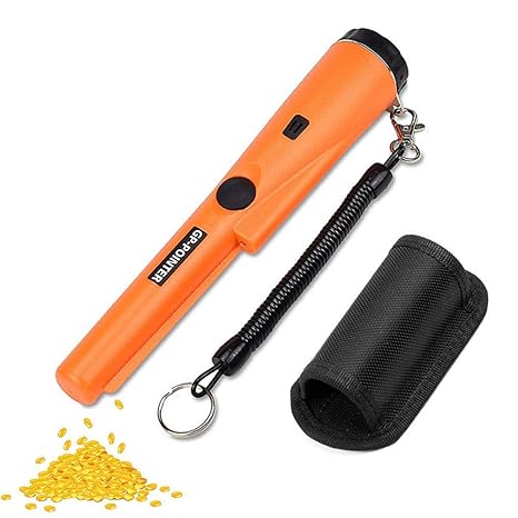 McDoo! Detector de Metales Portátil, IP66 Impermeable Pinpointer De Mano Escaneo Lateral de 360° Pointer de Metales con Vibración del Zumbador y ...