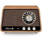Sangean WR-55 AM/FM/Bluetooth/AUX Premium Analog Wooden Cabinet Radio 50th Anniversary Edition