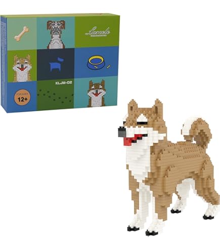 Amazon.com: JEKCA Shiba Inu 02S-M02 | Dog Plastic Building Blocks
