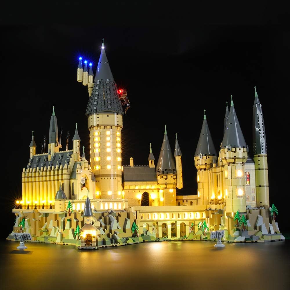 BRIKSMAX Led Lighting Kit for Harry Potter Hogwart's Castle, Compatible with 71043 Building Blocks Model - Not Include the Lego Set