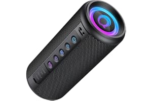 Portable Bluetooth Speaker, Bluetooth 5.4 Wireless Speaker with 20W HD Loud Stereo Sound, 20H Playtime, IP7 Waterproof, LED L