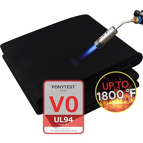 Matace Pack 20x47 Long Fireproof Welding Blanket Pad, 5mm