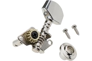 Create idea 4Pcs Ukulele Tuning Pegs Classical Style Machine Head DIY Parts for Ukulele Guitar Maintenance Tuning Strings wit