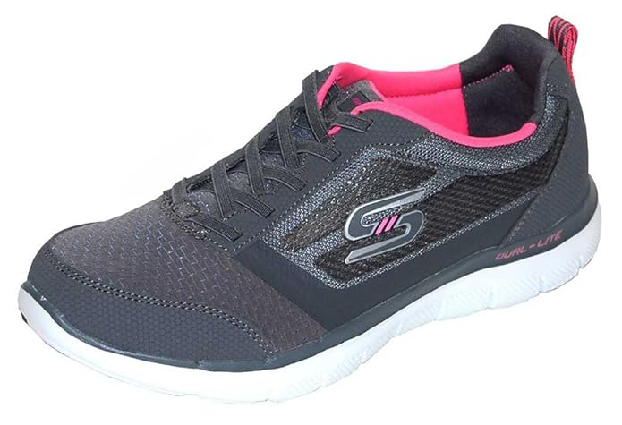 skechers air cooled memory foam womens pink