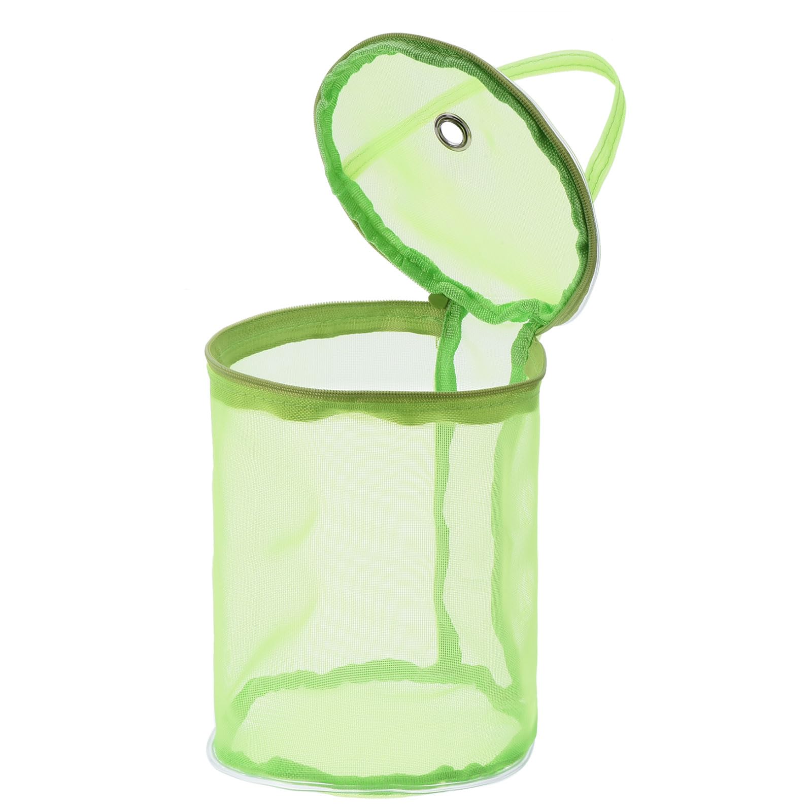 YOKIVE Yarn Storage Bag, Crochet Bag Portable Knitting Bag Organizer with Port and Handle Strap, Great for Crocheting (13cm x 30cm, Green)