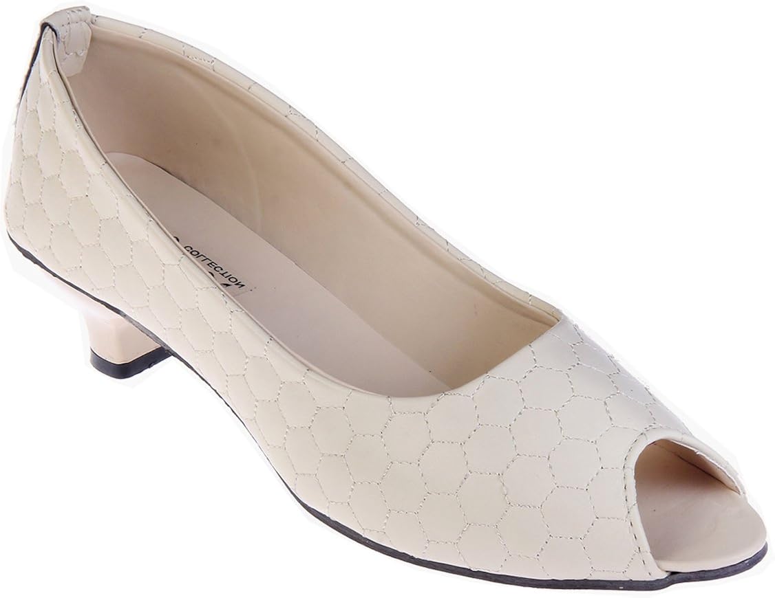 goyal beige textured heels