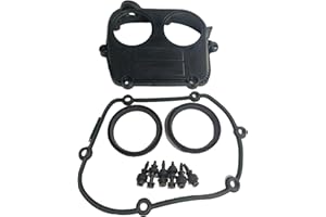 ThpeMakcr Engine Upper Timing Cover with Gasket Replacement for Audi Q5 A7 Volkswagen Tiguan Jetta 1.8T 2.0T # 06K103269