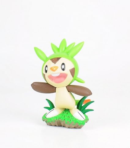 Amazon Com Pokemon Xy Mini Figure Chespin Figure Pvc Approx 1 5 Toys Games