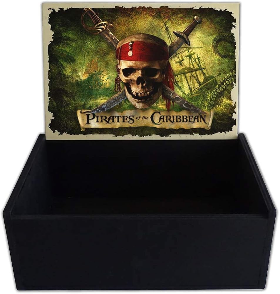 Capricci Italiani - Caja Porta Objetos de Madera Piratas del Caribe 2: Amazon.es: Joyería