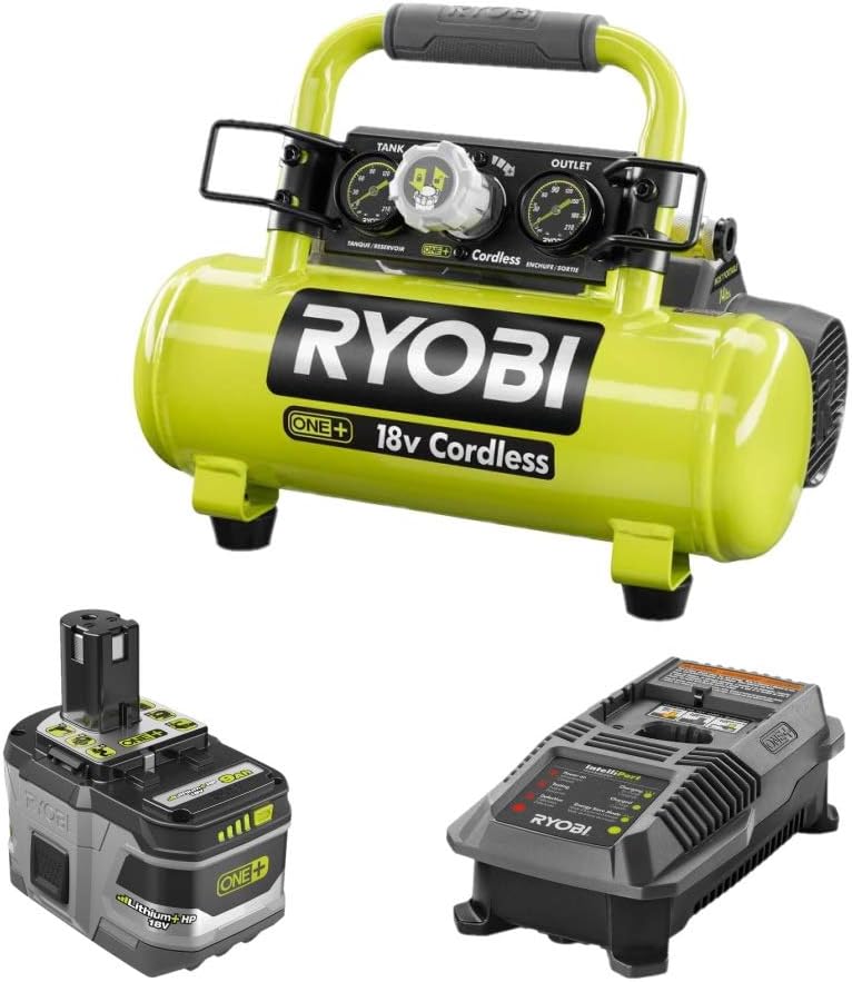 RYOBI 18Volt ONE+ Cordless 1 Gal. Portable Air Compressor