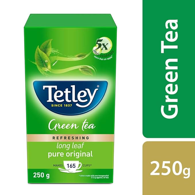 Tetley Long Leaf Green Tea, 250g Amazon.in Amazon Pantry