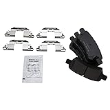 TRQ Rear Brake Pads Ceramic Compatible with