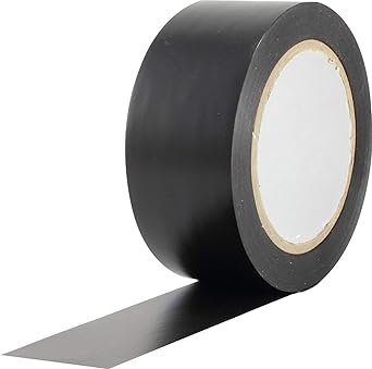 Otovon Non Esd Black Vinyl Floor Marking Tape Hazard Tape