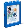 Room Copenhagen Lego Picture Frame - Stackable, Tabletop or Wall Display Photo Frame, Fits 5 x 7 in Photos, Blue