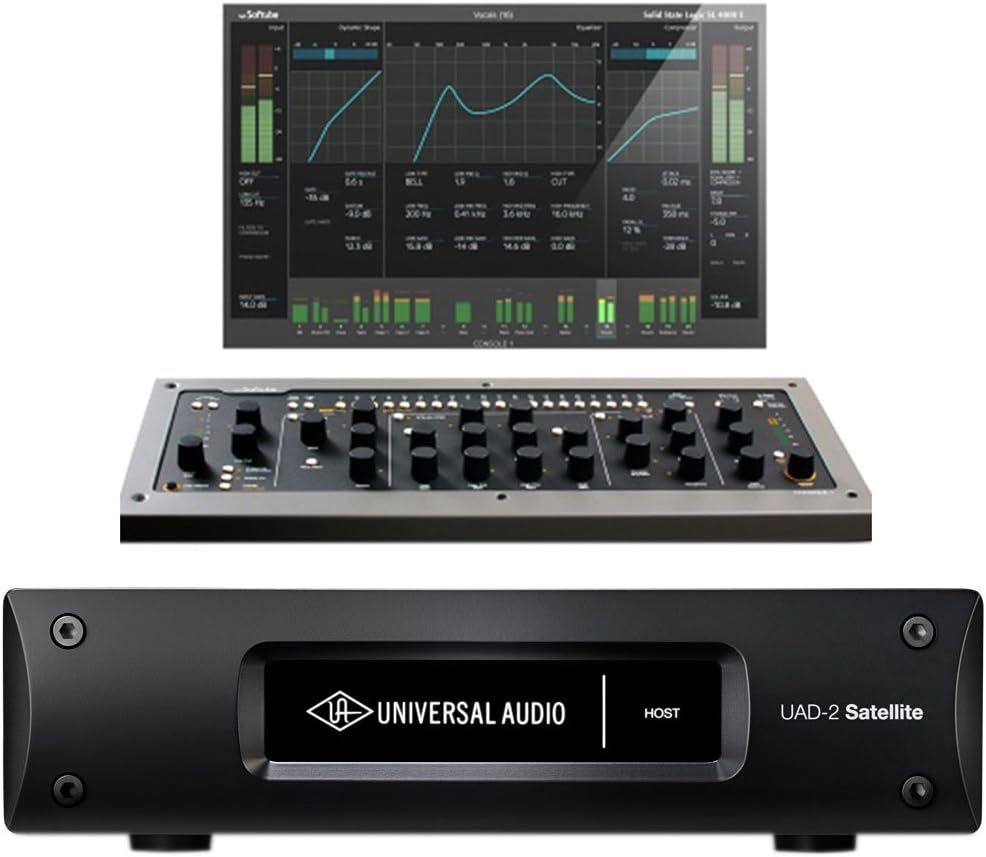 Softube Console1 MkII + Universal Audio UAD 2 Quad Satellite Thunderbolt