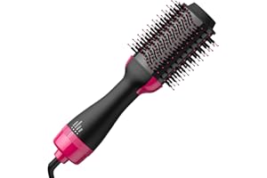 Nurifi Hair Dryer Brush and Blow Dryer Brush in One, 4 in 1 Hair Dryer and Styler Volumizer with Negative Ion Hair Straightener Curling Brush Oval Shape, Professional Salon Hot Air Brush for All Hair