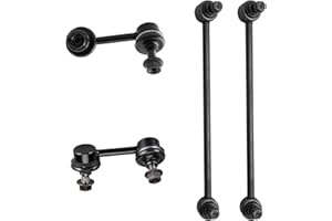 HHCM 4pc Front Rear Sway Bar Link Kit K750125 K750126 K750604 K750605 for Honda Civic 2012-2015, Front Rear Stabilizer Bar End Links for Acura ILX 2013-2019, Suspension Stabilizer Bar Link