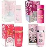 A CENTER 4PCS Perfume Set for Women - Floral Fragrance Gift Set with Vanilla,Sweet Fruity, Eau De Parfume| 3.4 Fl Oz Each(Sarah,Sarah Candy,Kiara,Kiara Candy)