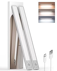 EZVALO 134 LED Under Cabinet Lights, 3200mAh