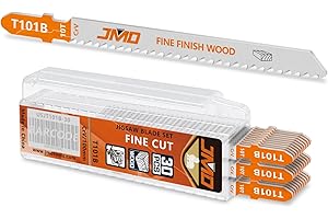 JMD 30-Piece T101B 4 Inch 10TPI Jigsaw Blades T Shank for Wood Jig Saw Blade Set Jig Saw Blades for Plastic Compatible with M