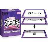 EAI Education Math Stacks Addition &amp; Subtraction Game: Grades 1-2