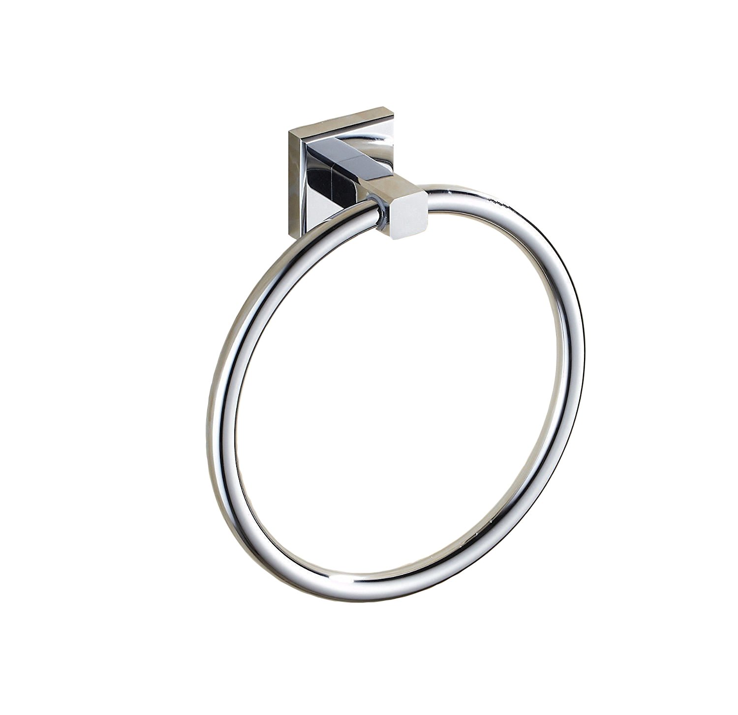 Aothpher Wall Mounted Towel Ring in Kitchen Bathroom Chrome Stainless Steel Towel Holder