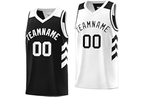 Custom Men Youth Reversible Basketball Jersey Athletic Performance Shirts Personalized Team Name Number