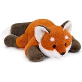 Ditucu Fox Stuffed Animal Realistic Plush Toys Cute Soft Hugging Plushies Gifts for Kids 10 inch