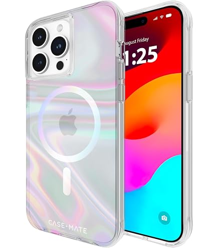 PopSockets Custodia per iPhone 16 compatibile con MagSafe, custodia per iPhone 16, ricarica senza fili, solo custodia – Aura