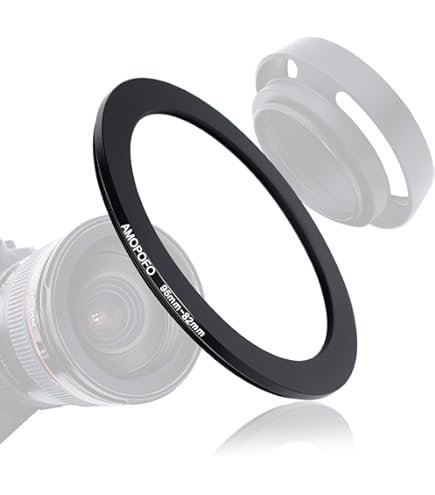 Amazon.com : ICE 52mm to 82mm Aluminum Alloy Step Up Ring