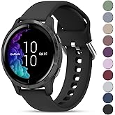 Vanjua Bands Compatible with Garmin Venu 2 Plus / Venu Sq / Venu / Vivoactive 3 Watch Band Women Men, Soft Silicone Sport Rep