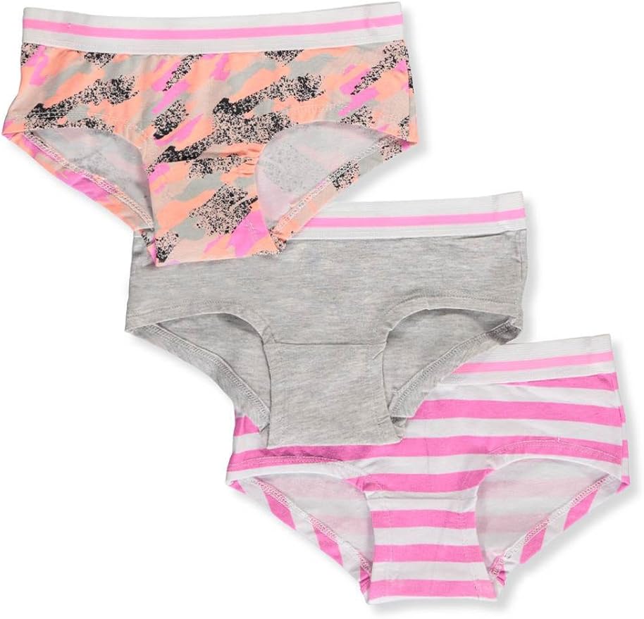 LAYER 8 Junior Girls 3Pack Cotton Blend Boyleg Briefs