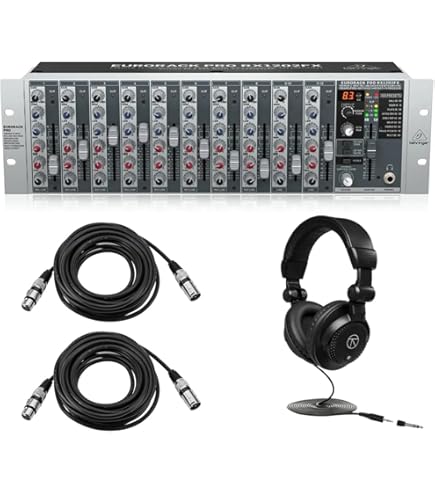 Amazon.com: Behringer EURORACK PRO RX1202FX Premium 12-Input Mic
