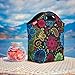 yookee home Large Lunch Bags for Women, Fashionable Adult Lunch Box Thick Water Resistant Neoprene Insulated Lunch Bag for Work Office Outdoor Picnic, Colorful Paisley