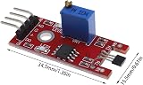 eMagTech KY-024 Linear Magnetic Hall Effect Sensor Module Analog Digital Output view 5