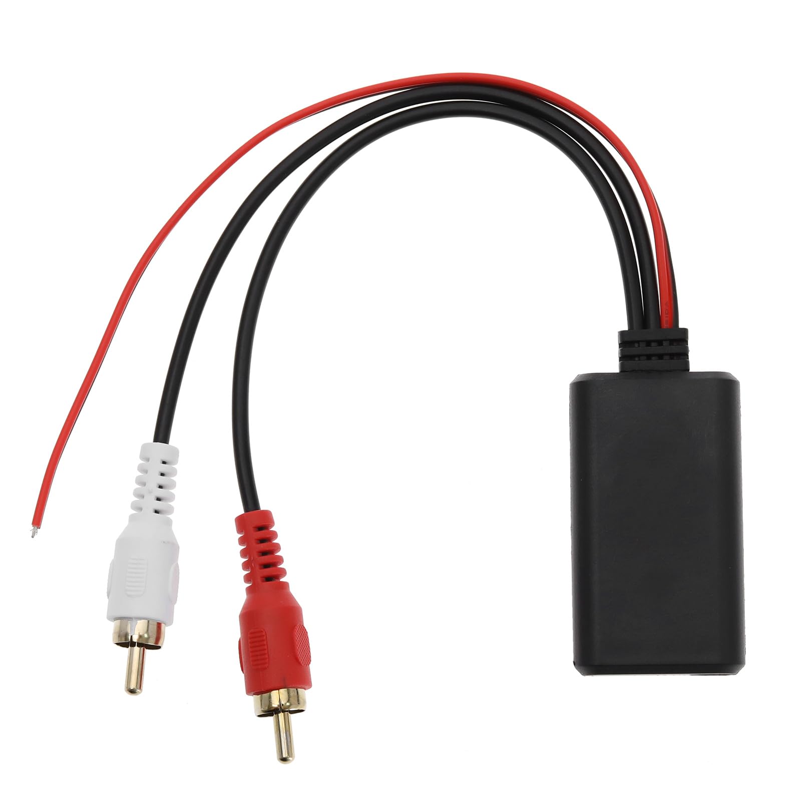 VGOL Car Bluetooth 5.0 Audio Adapter 2 RCA Input Wireless Bluetooth AUX Module Adapter Cable for Car Radio Speaker 25.5cm Length