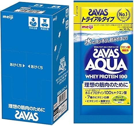 Amazon ザバス Savas アクアホエイプロテイン100 グレープフルーツ