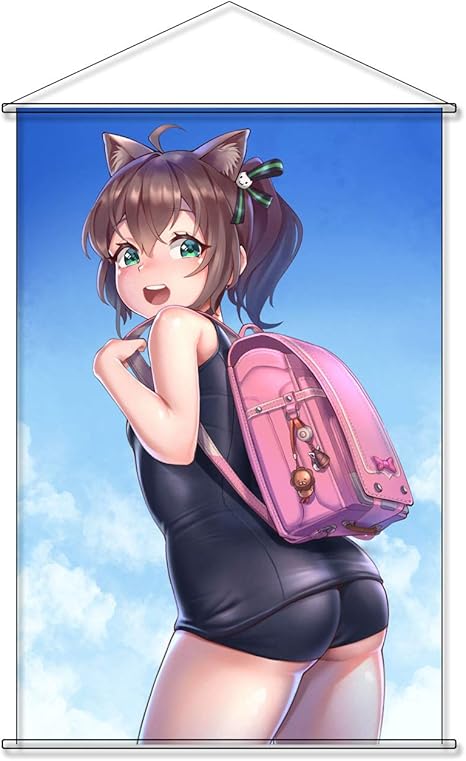 Amazon タペストリー バーチャルyoutuber バーチャルライバー ホロライブ Hololive 夏色まつり Natsuiro Matsuri ポスター 掛ける絵 巻物 軸物 アニメ 漫画 可愛い アニメ おしゃれ 萌え 90cmx60cm アニメ 萌えグッズ 通販