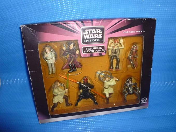 Amazon Co Jp Aレア品スターウォーズエピソード1 フィギュアキーチェーン8種セット Hobby