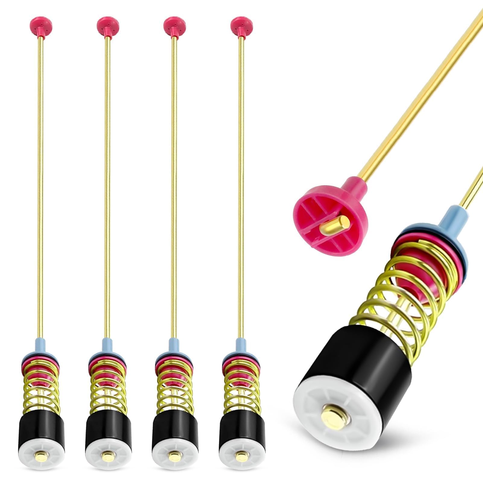 Photo 1 of 2025 Upgraded DC97-16350U DC97-16350T Washer Suspension Rods for Samsung WA50R5200AW/US WA50R5400AV/US WA45T3200AW/A4 WA45N3050AW/A4 WA50R5400AW/US Washing Machine Replace DC97-05280W DC97-16350S 4PCS