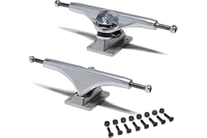 [CCS] Skateboard Trucks - 109mm, 129mm, 139mm, 144mm, 149mm, 169mm Black/Raw W/1" Mounting Hardware