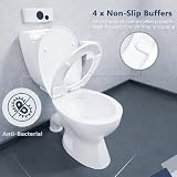 MASS DYNAMIC Soft-Close Toilet Seat Premium Urea Formaldehyde White view 5