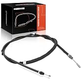 A-Premium Rear Passenger Side Parking Brake Cable Assembly | Compatible with Dodge, Chrysler &amp; Ram Models - Grand Caravan 2008-2020, Town &amp; Country 2008-2016, C/V 2012-2015