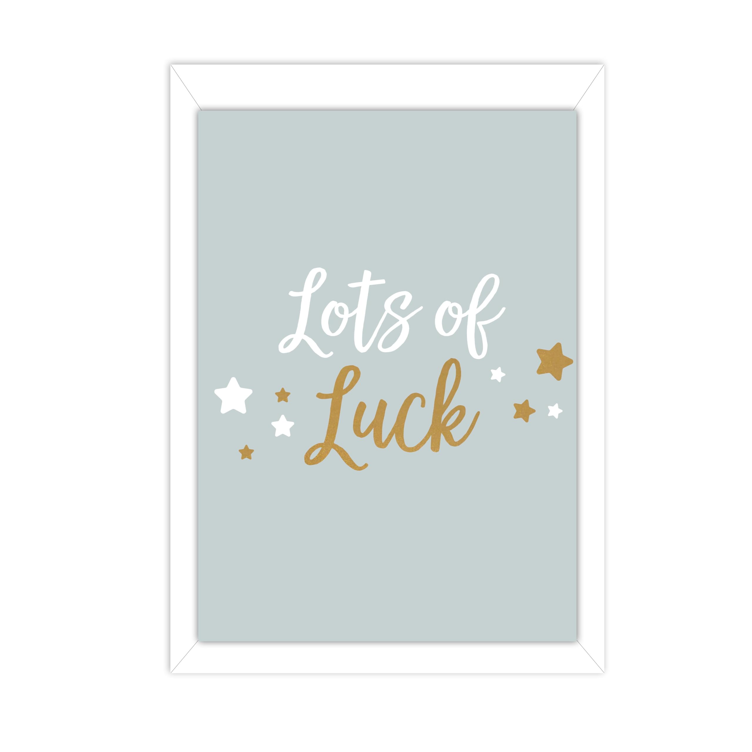 Manta Makes Leaving card goodbye good luck card, retirement new job card to go with sorry your leaving gifts for colleagues women or men (Extra Large Lots of luck)