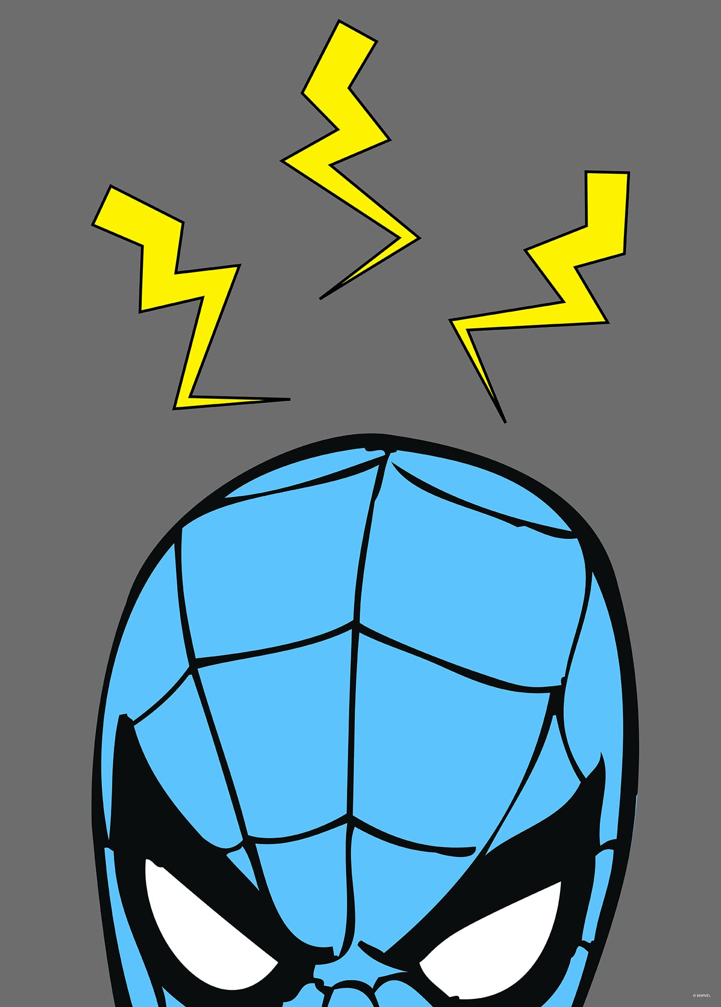 Komar Marvel PowerUp Spider-Man Sense Wall Picture 50 x 70 cm Marvel Children's Room Wall Picture
