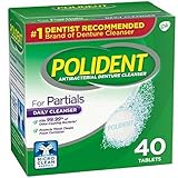 Polident Polident Partials Denture Cleanser, 40 Count (Pack of 2)