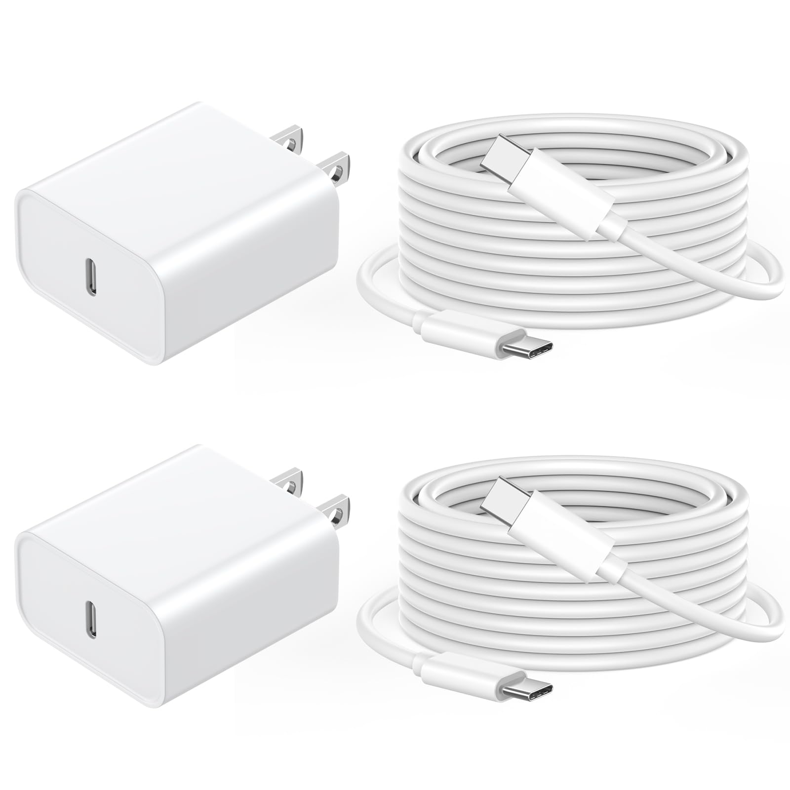 Photo 1 of [Apple MFi Certified] iPhone 17 16 15 Pro Max Charger Fast Charging, 2 Pack 20W Type C iPhone 17 Charger Fast Charging with 6FT USB C Charging Cable for iPhone 17/17 Pro/17 Pro Max/Air/16 15 Pro Max