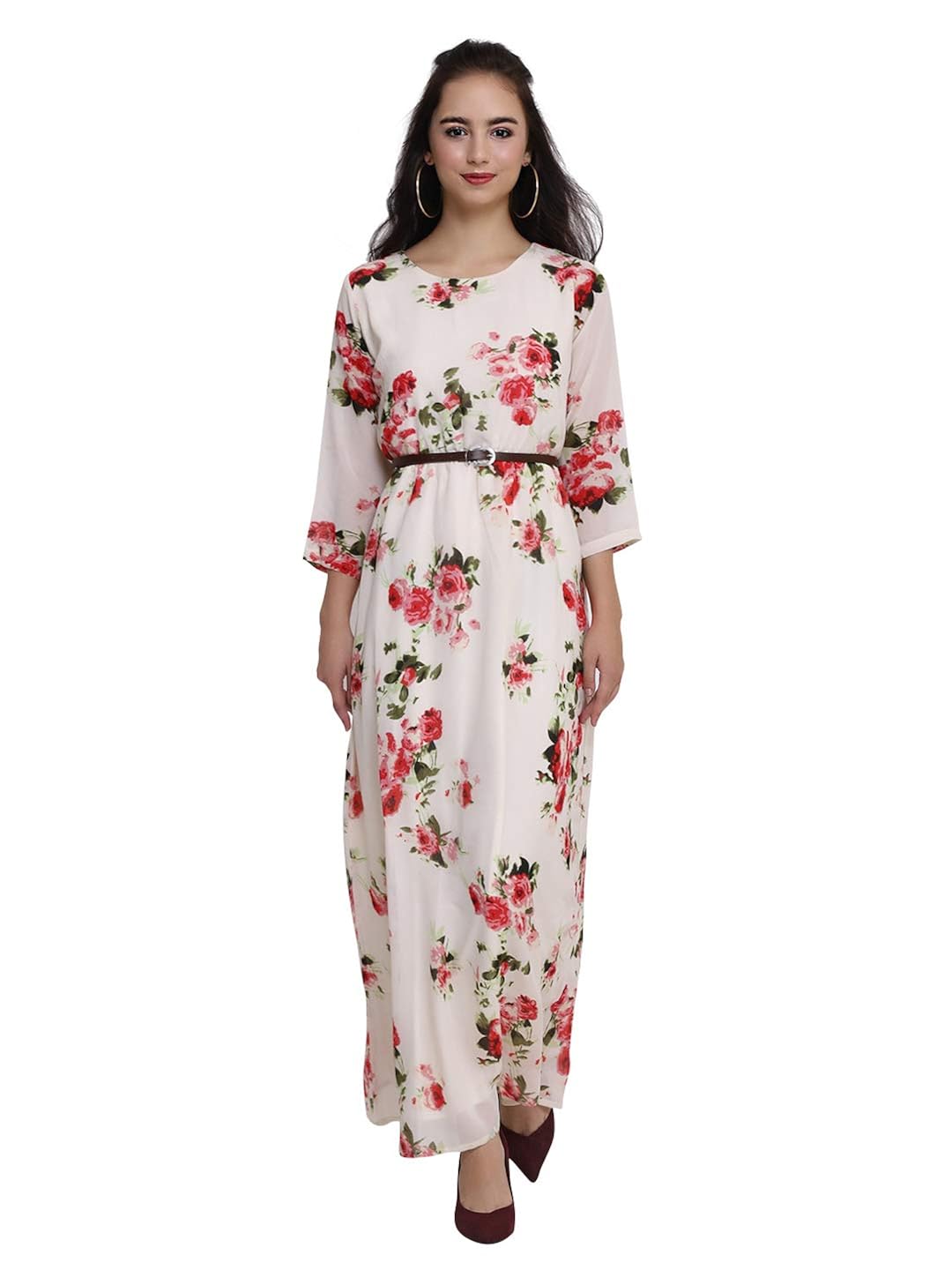 together floral print maxi dress